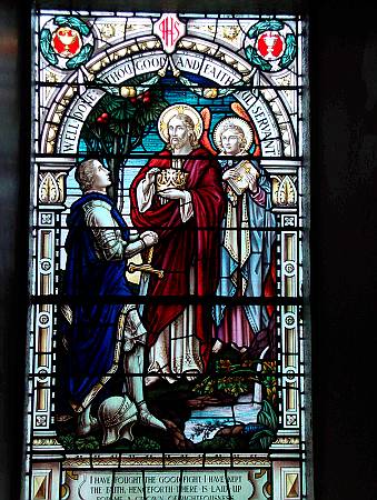 Whitehaven St James - Detail of Stained Glass